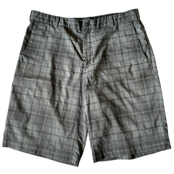 Nike Golf Shorts Dri Fit Tour Performance Plaid Flat Athletic Mens Size 36 - Picture 1 of 5